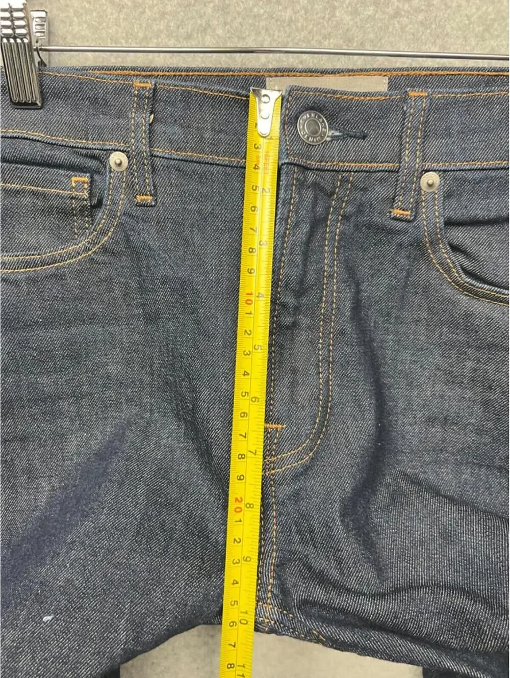 Everlane High Waist Straight Leg Denim Jeans Womens 27 R Dark Wash Classic